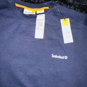 Timberland Men's Dark Blue Sweatshirt Medium Never Worn, NWT (Vintage)